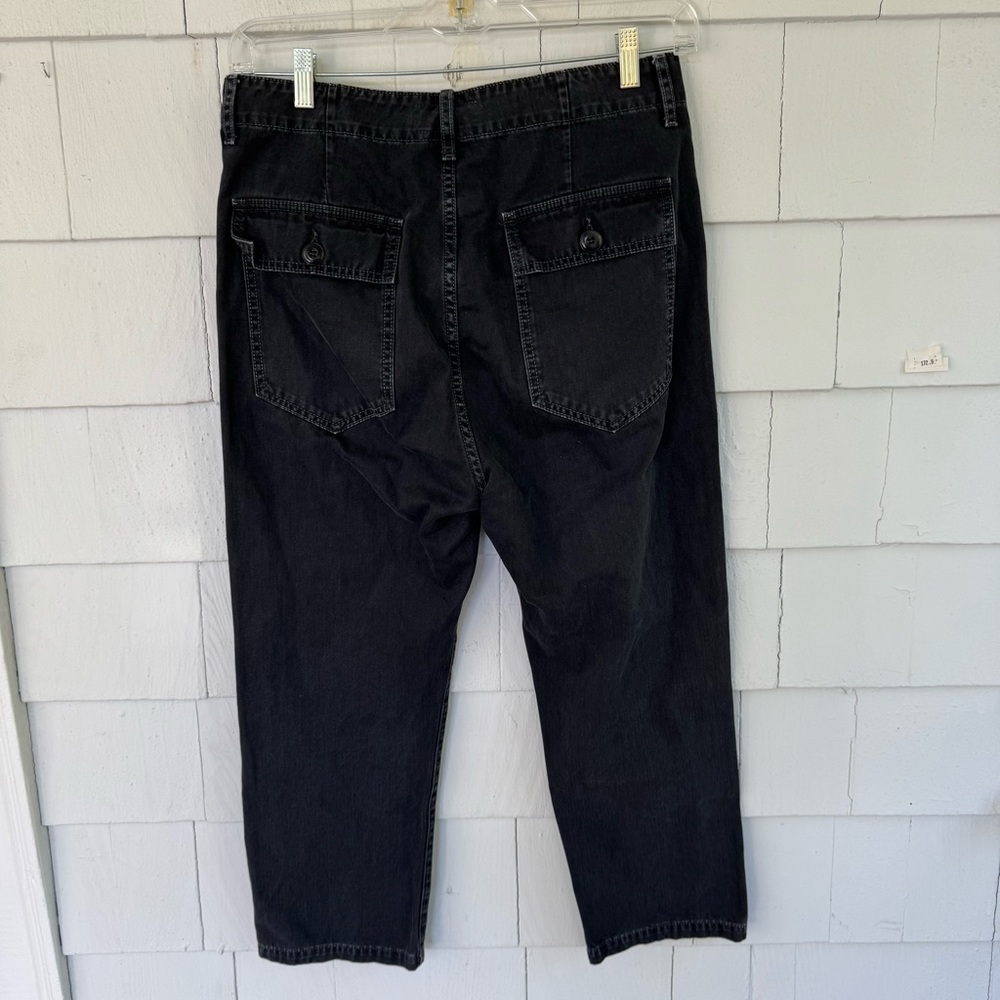 THE GREAT. the Ranger Pant in Washed Black size 28 - Picture 9 of 10